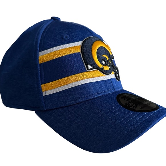 Los Angeles Rams New Era 39THIRTY Flex Fit Cap - S/M - Picture 2 of 6